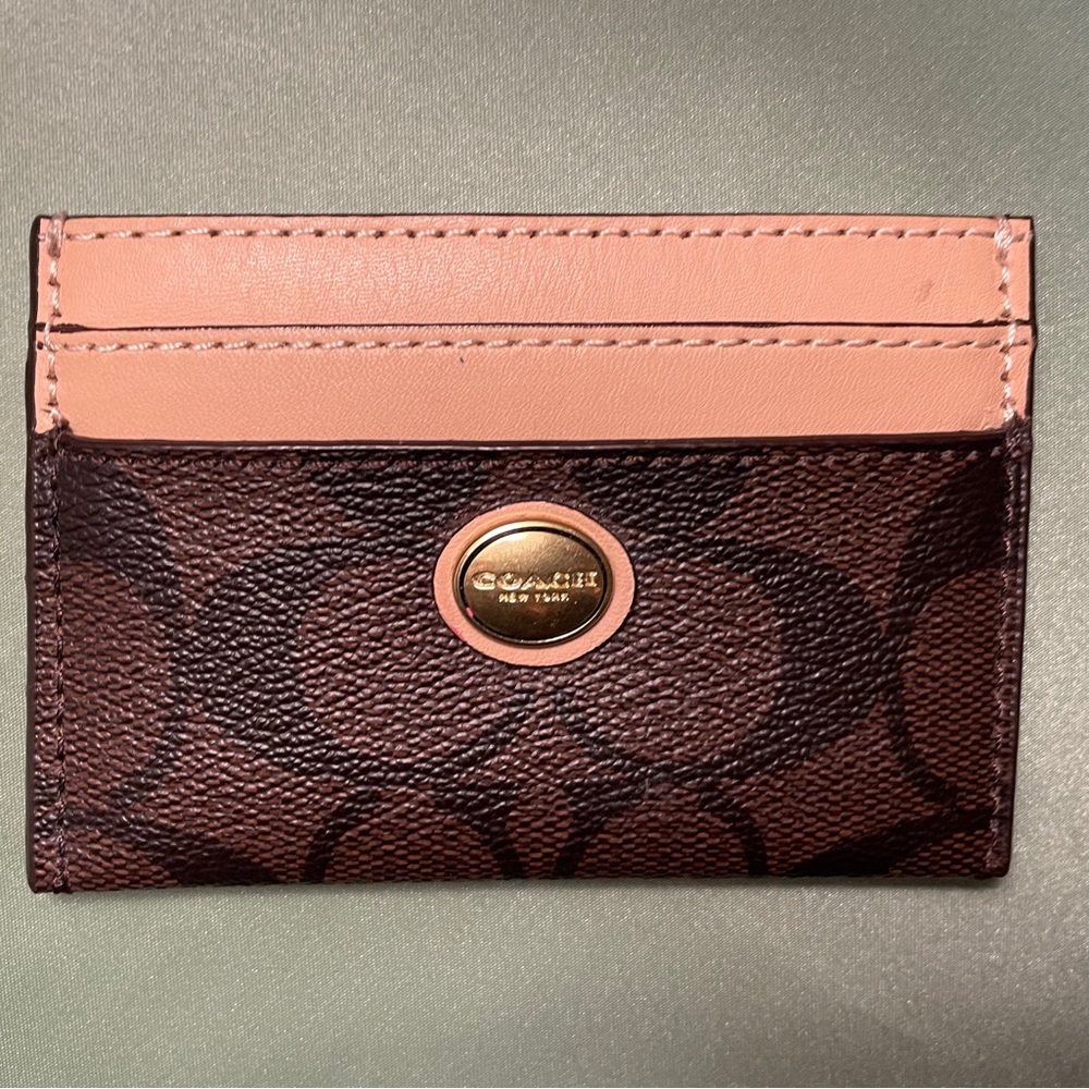 Coach credit card wallet